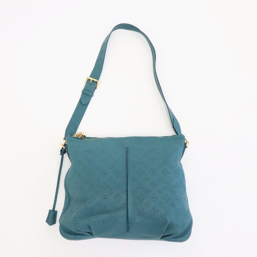 Louis Vuitton Lagon Monogram Mahina Leather Selene MM